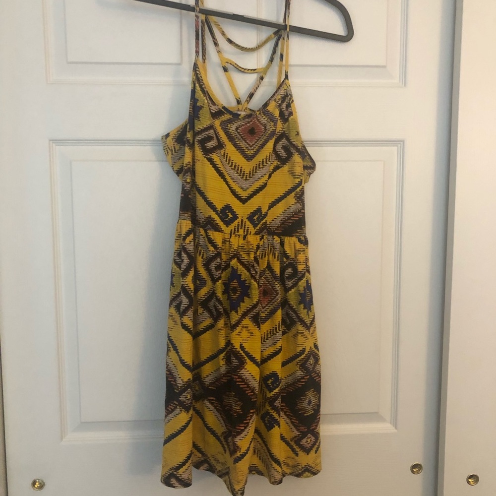 Yellow summer dress